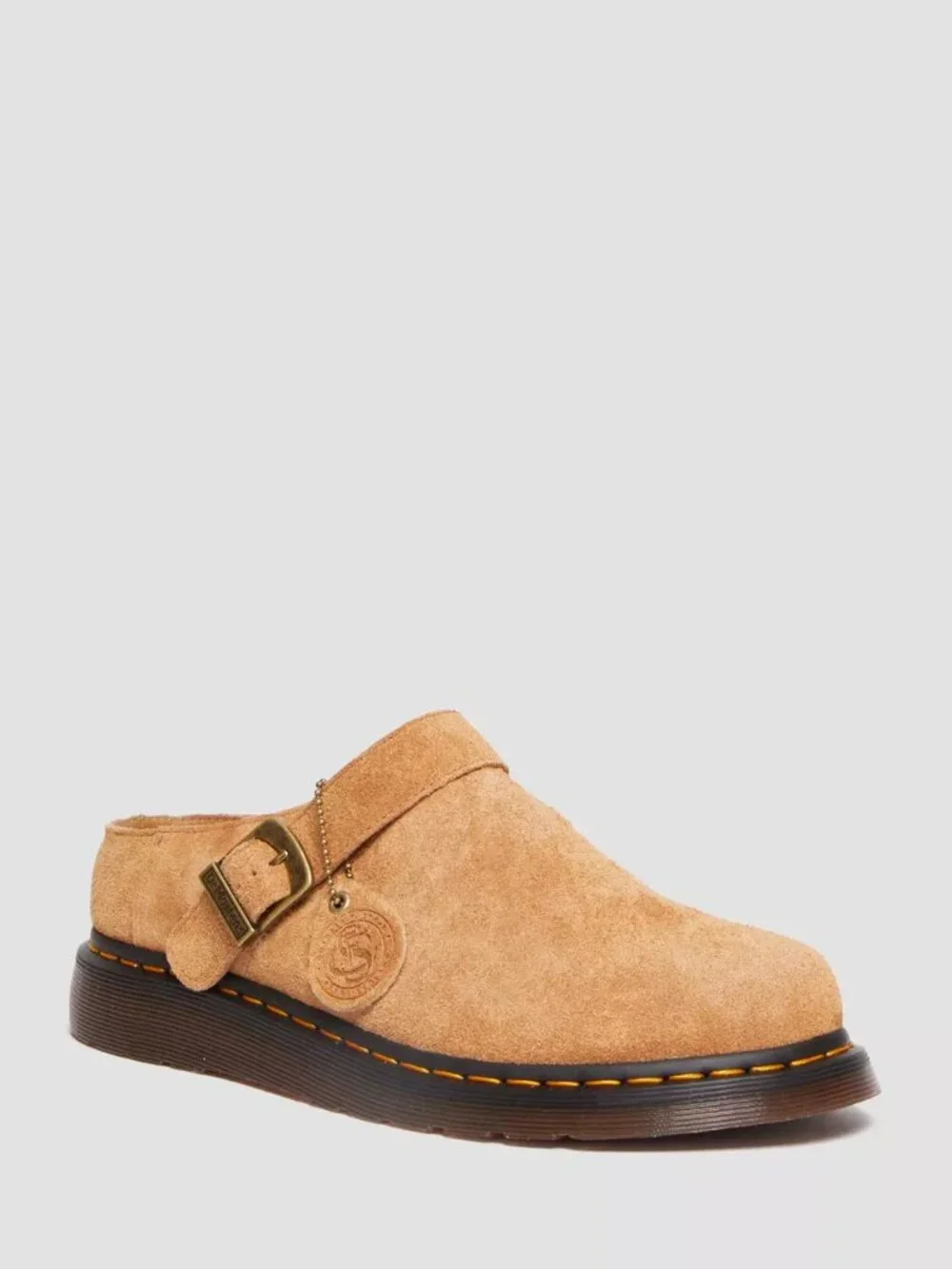 Dr. Martens Men's Size 5 - Isham Desert Oasis Suede Mules Slip-On Shoes
